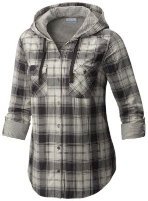 columbia women's times two hooded long sleeve shirt