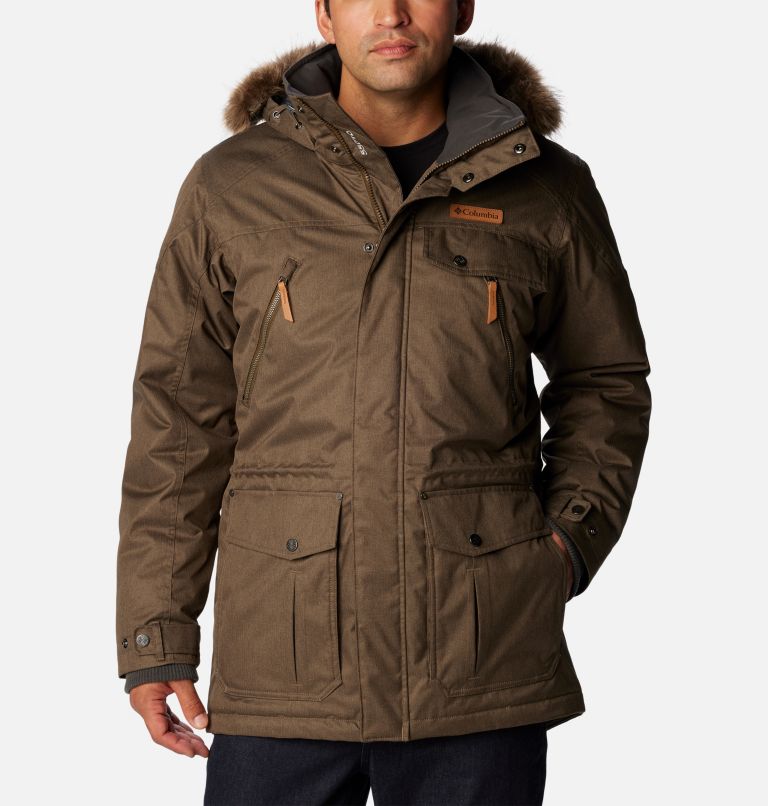 Manteau Barlow Pass 550 TurboDown Homme, Color: Olive Green, image 1