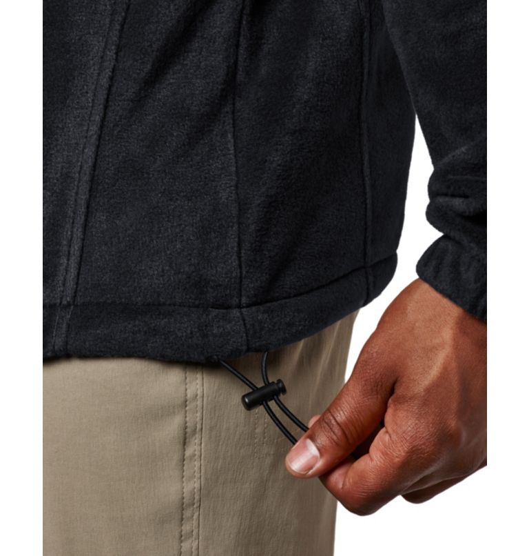 Thumbnail: Men's Steens Mountain Half Zip Fleece Pullover, Color: Black, image 4