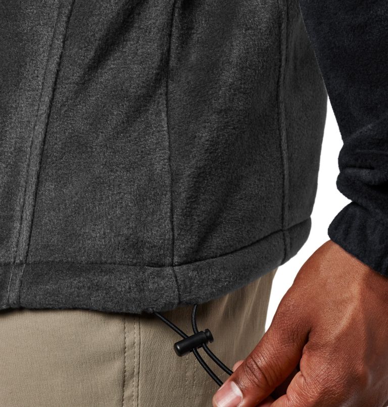 Men's Steens Mountain Half Zip Fleece Pullover, Color: Black, Grill, image 5