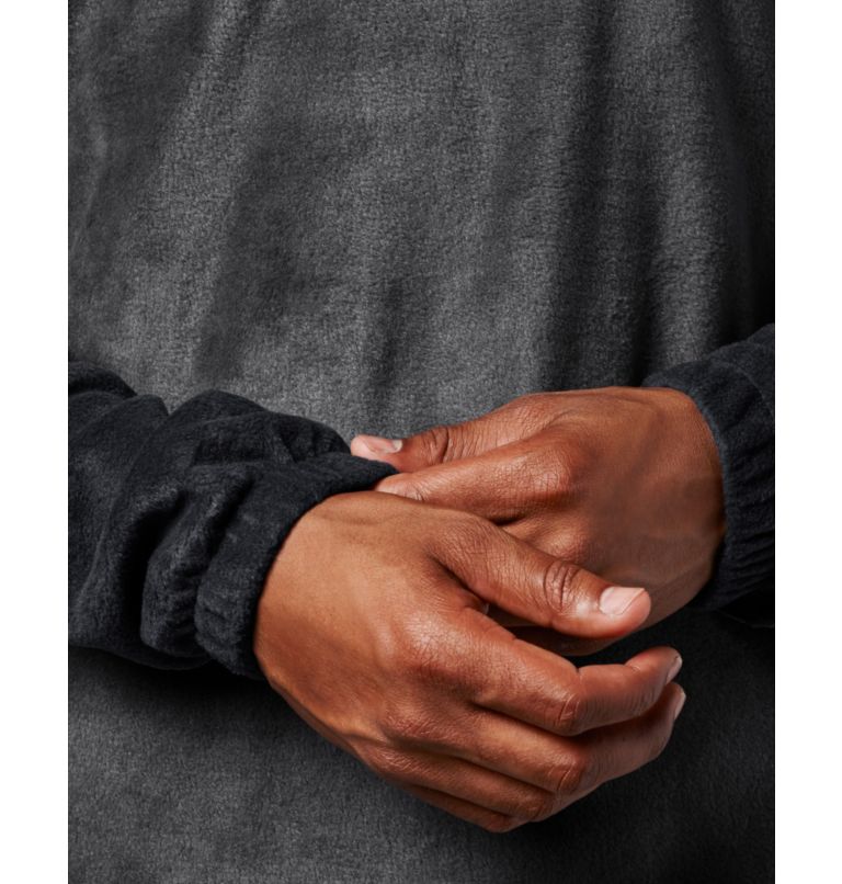 Men's Steens Mountain Half Zip Fleece Pullover, Color: Black, Grill, image 6