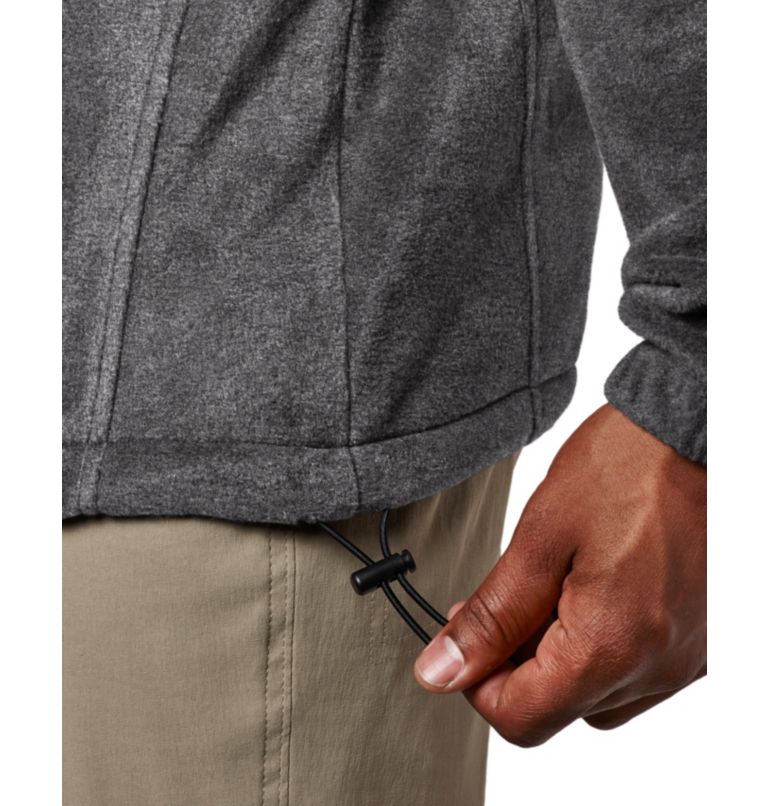 Men's Steens Mountain Half Zip Fleece Pullover, Color: Charcoal Heather, image 7