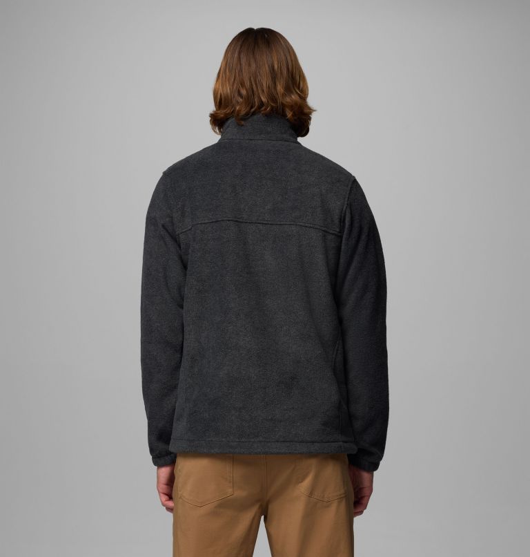 Forro polar con media cremallera Steens Mountain para hombre, Color: Charcoal Heather, image 3