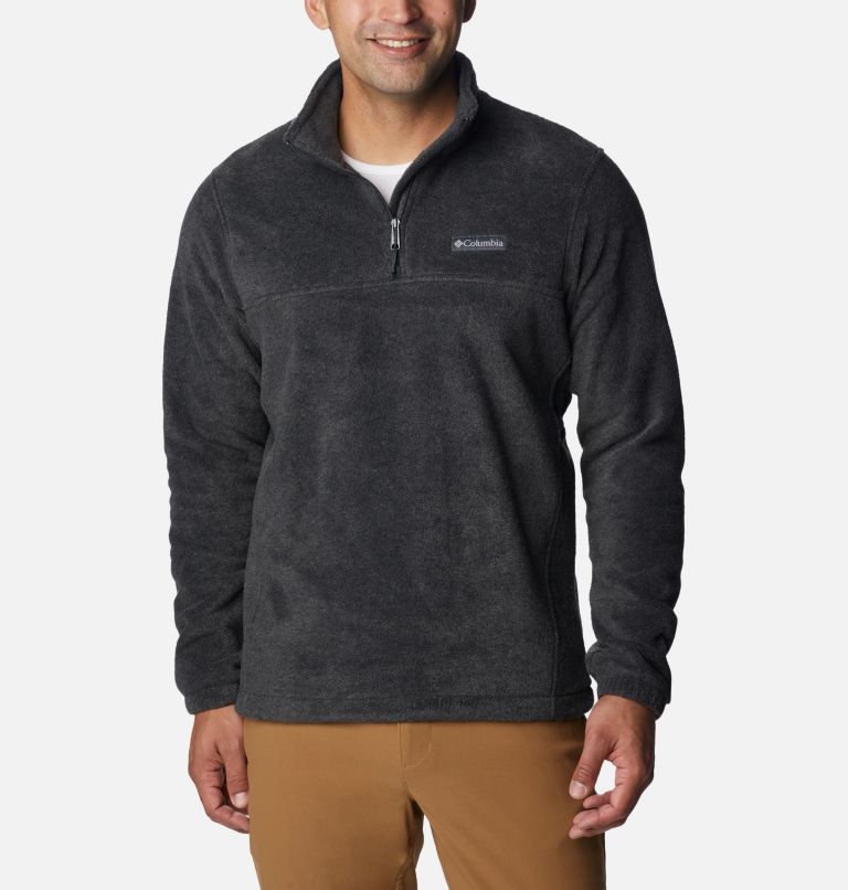 Columbia Steens Mountain Quarter Zip Fleece Black Grill S