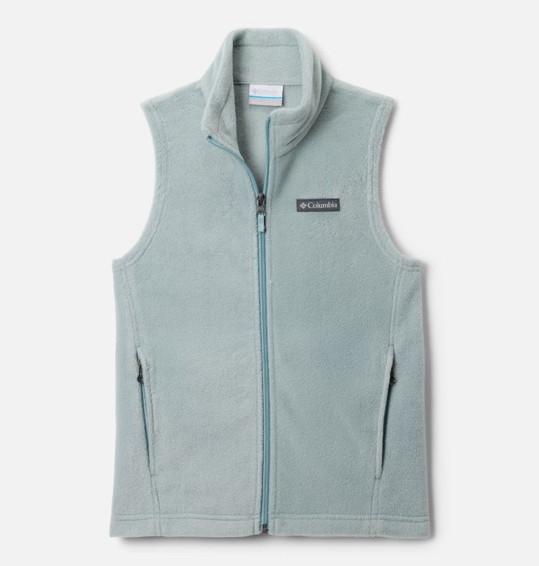 Boys’ Steens Mtn Fleece Vest, Color: Crushed Blue, image 1