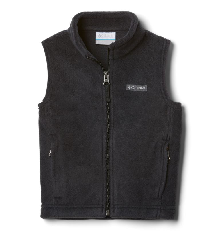 Toddler Boys' Steens Mtn Fleece Vest, Color: Black, image 1