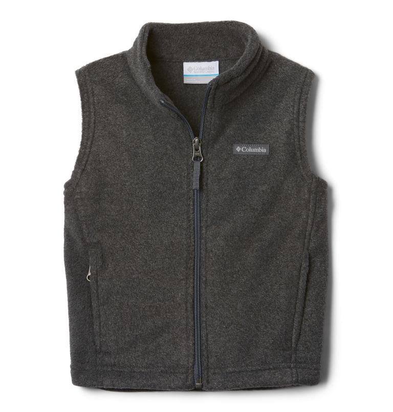 Toddler Boys' Steens Mtn Fleece Vest, Color: Charcoal Heather, image 1