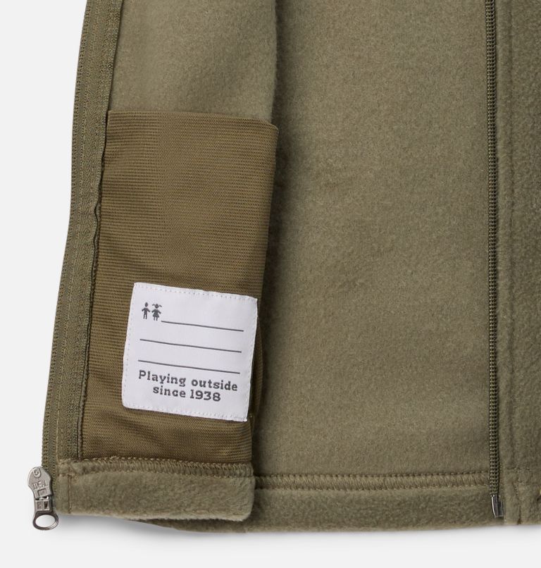 Toddler Boys' Steens Mtn Fleece Vest, Color: Stone Green, image 3