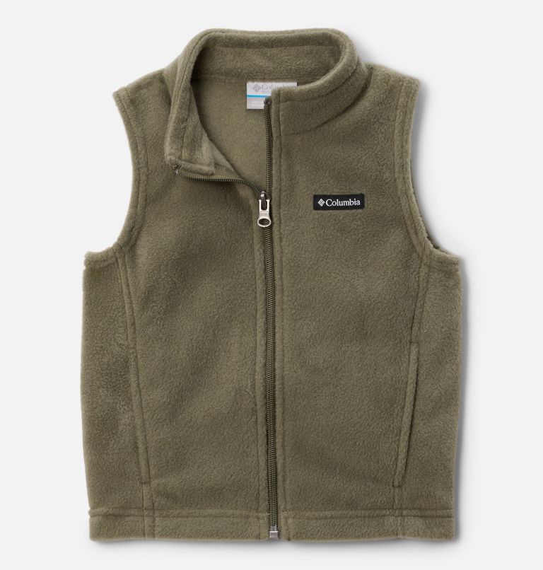 Toddler Boys' Steens Mtn Fleece Vest, Color: Stone Green, image 1
