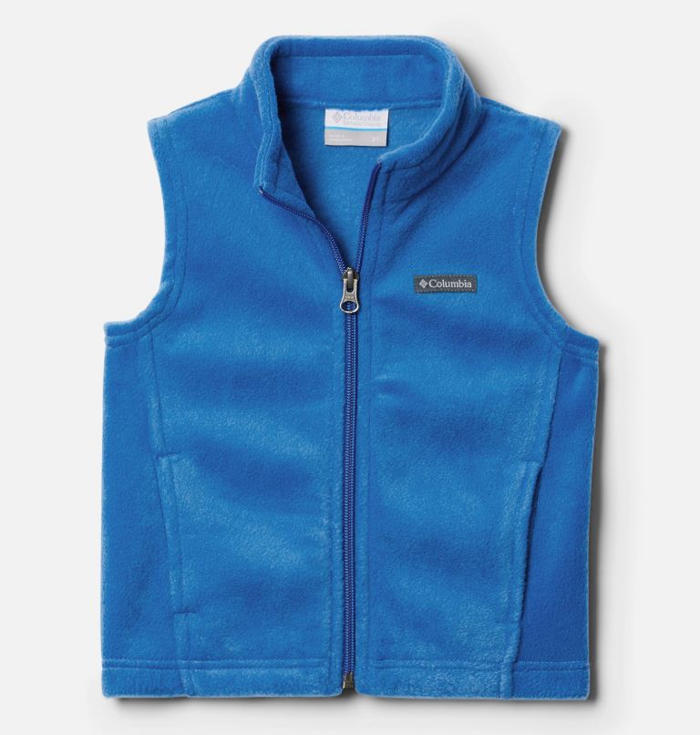 Boys' Toddler Steens Mountain Fleece Vest, Color: Bright Indigo, image 1
