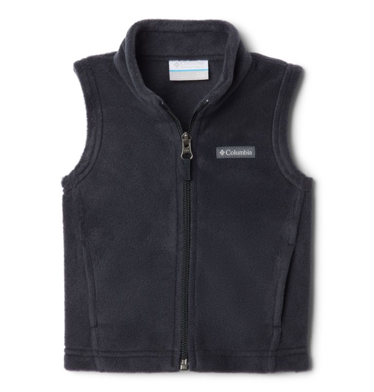 Infant Boys' Steens Mtn Fleece Vest, Color: Black, image 1