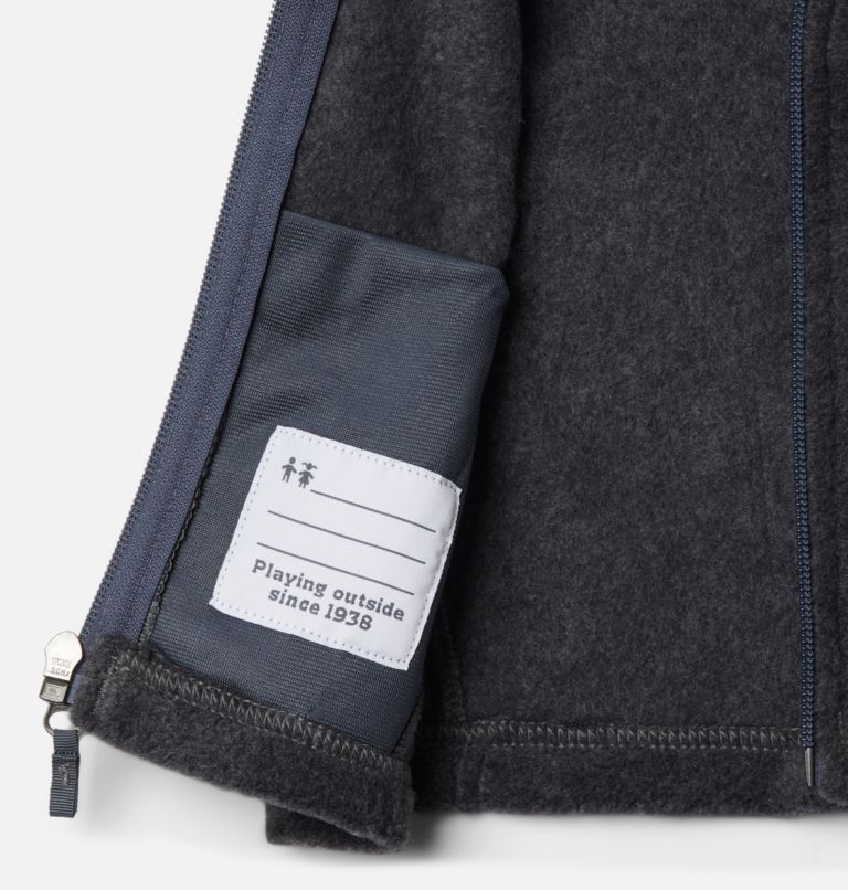 Infant Boys' Steens Mtn Fleece Vest, Color: Charcoal Heather, image 3