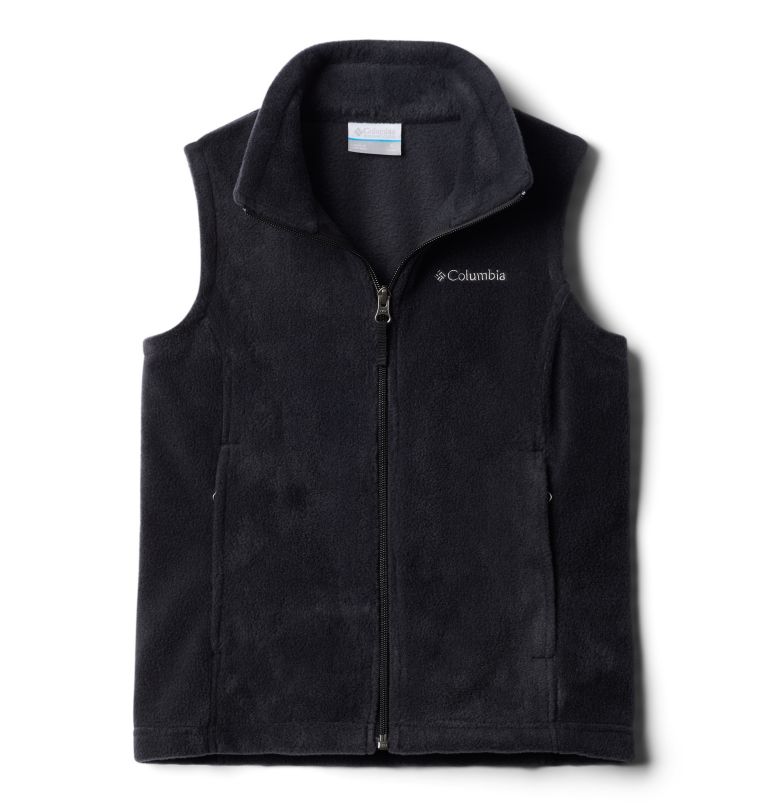 Girls’ Benton Springs Fleece Vest, Color: Black, image 1