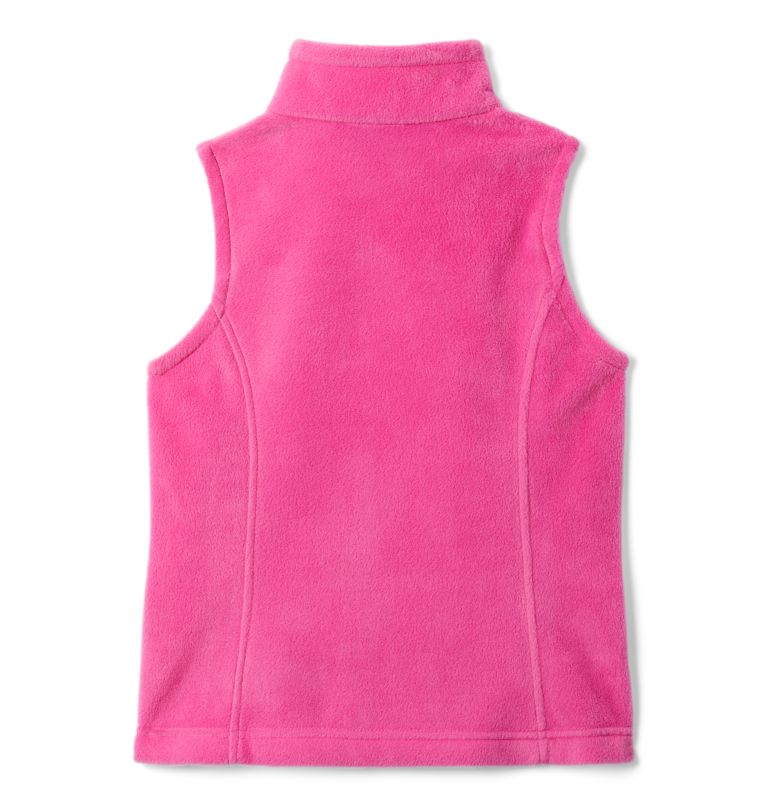Thumbnail: Girls’ Benton Springs Fleece Vest, Color: Pink Ice, image 2