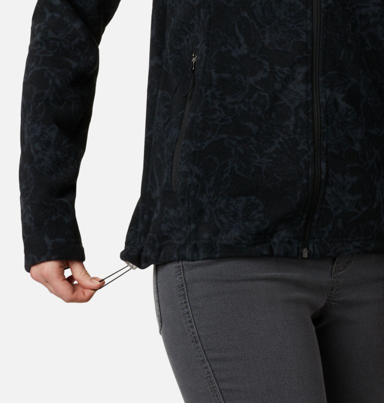 Fast Trek Printed Jkt | 015 | XS, Color: Black Brushstroke Floral, image 6