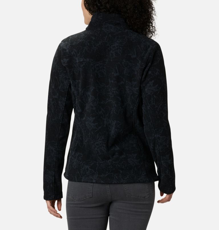 Fast Trek Printed Jkt | 015 | XS, Color: Black Brushstroke Floral, image 2