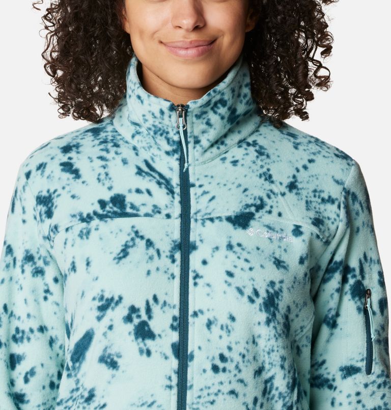 Fast Trek Printed Jkt, Color: Aqua Haze Flurries, image 4