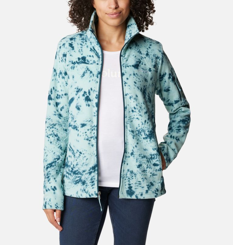 Fast Trek Printed Jkt, Color: Aqua Haze Flurries, image 6
