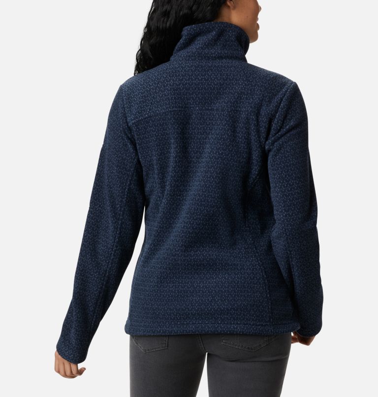 Women's Fast Trek Printed Jacket, Color: Dark Nocturnal Sparkler, image 2