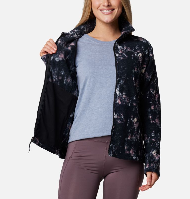 Women's Fast Trek Printed Jkt, Color: Snowdrift Timberwild, image 5