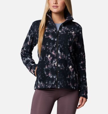 Women's Fast Trek Printed Jkt, Color: Snowdrift Timberwild, image 1