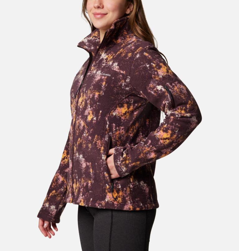 Women's Fast Trek Printed Jkt, Color: Moonvista Timberwild, image 3