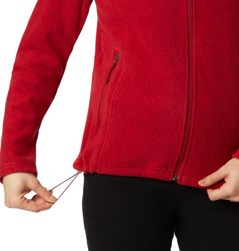 Women's Fast Trek Printed Jacket, Color: Beet Dot Print, image 4