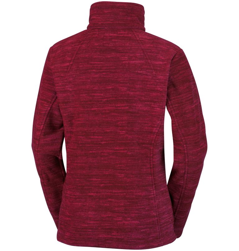 Fast Trek Printed Jkt, Color: Rich Wine Spacedye, image 2