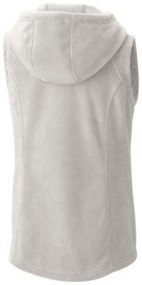 hooded fleece vest women's