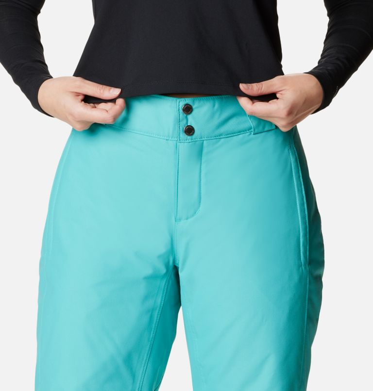 Women's Bugaboo Omni-Heat Insulated Ski Pants, Color: Bright Aqua, image 4