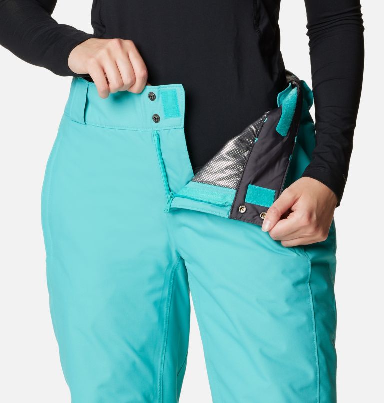 Thumbnail: Women's Bugaboo Omni-Heat Insulated Ski Pants, Color: Bright Aqua, image 7