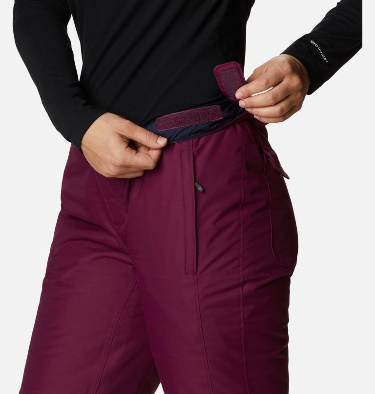 Women's Bugaboo Omni-Heat Insulated Ski Pants, Color: Marionberry, image 8
