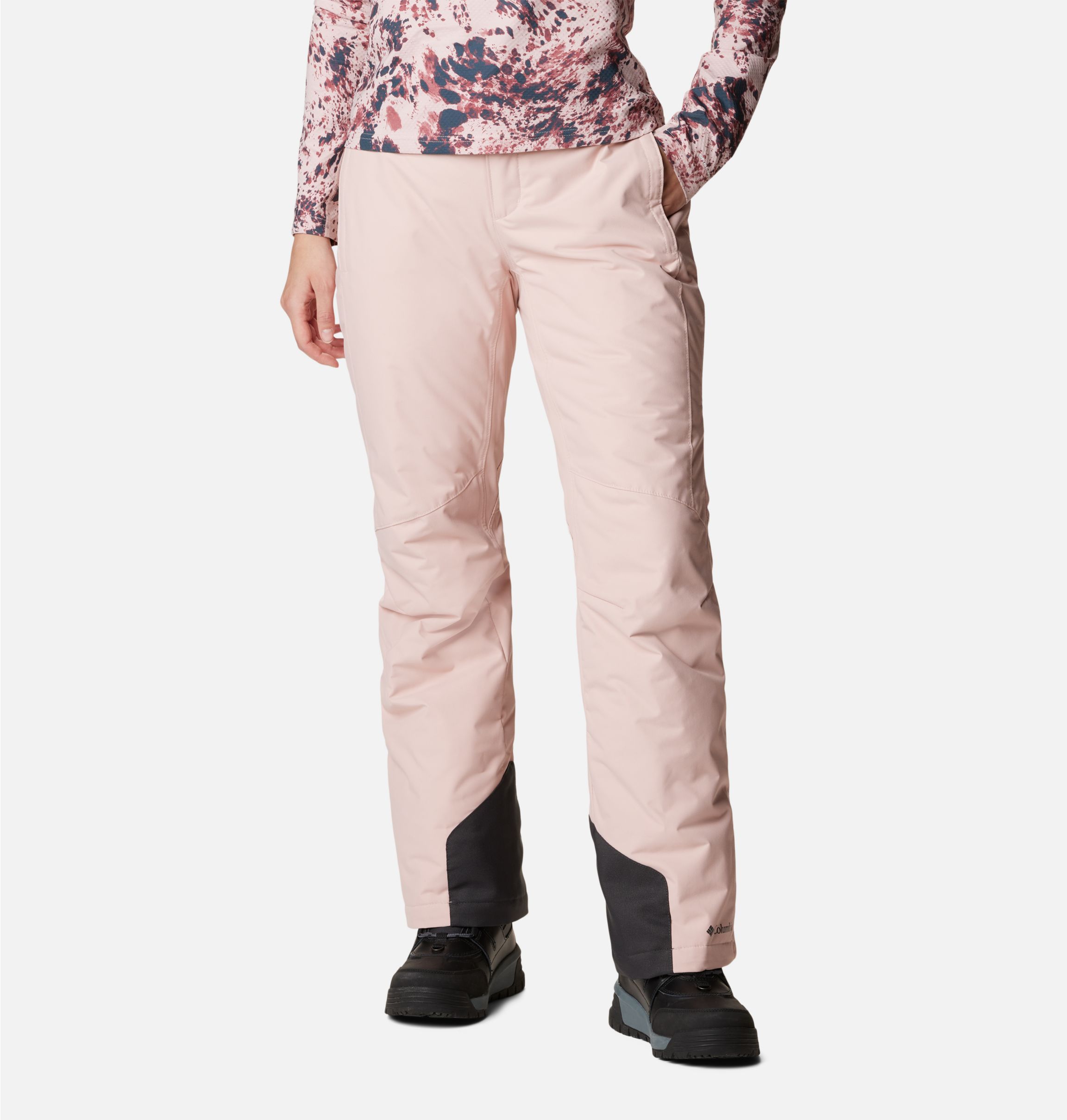 At War With Myself Mid-Rise Cargo Flare Jeans (Light Stone)