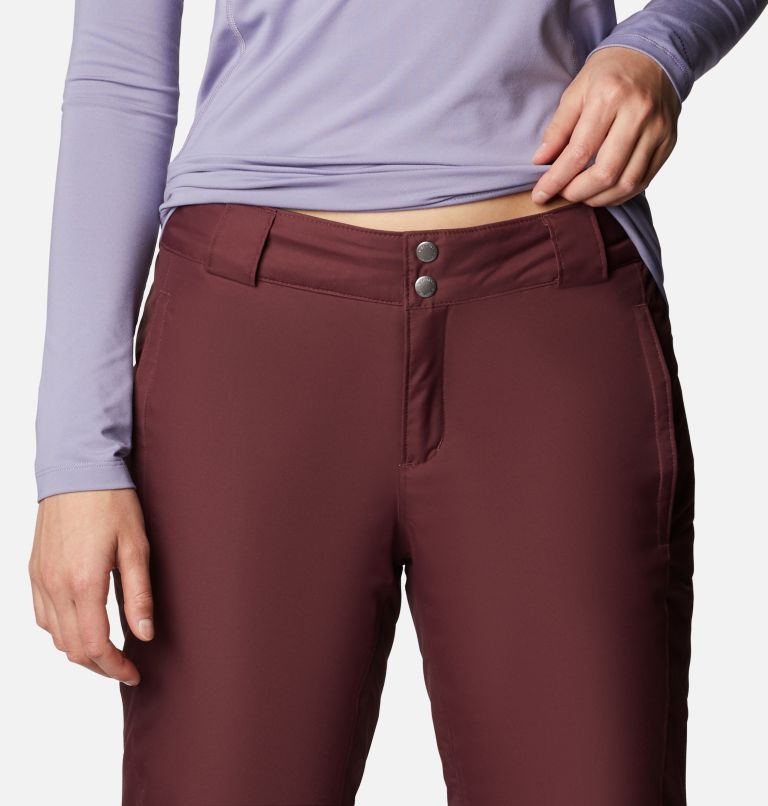 Thumbnail: Women's Bugaboo Omni-Heat Insulated Ski Pants, Color: Malbec, image 4