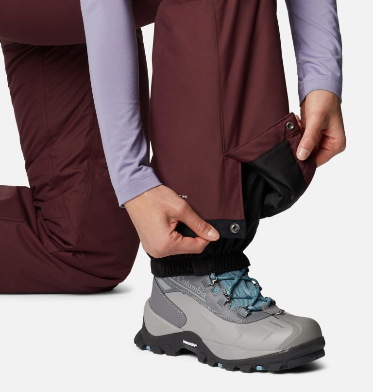Women's Bugaboo Omni-Heat Insulated Ski Pants, Color: Malbec, image 8
