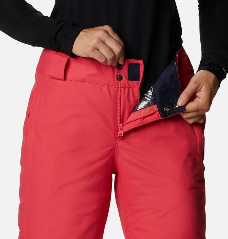Women's Bugaboo Omni-Heat Insulated Ski Pants, Color: Bright Geranium, image 6
