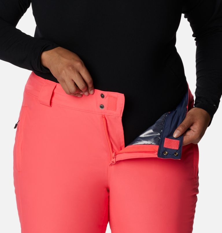 Women's Bugaboo Omni-Heat Insulated Ski Pants - Plus Size, Color: Neon Sunrise, image 4