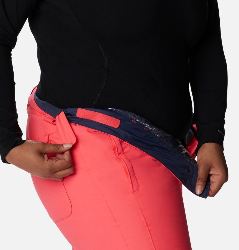 Thumbnail: Women's Bugaboo Omni-Heat Insulated Ski Pants - Plus Size, Color: Neon Sunrise, image 5