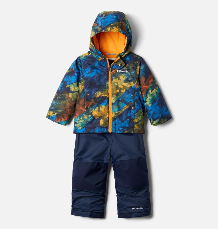 Frosty Slope Set | 847 | 4T, Color: Flame Orange Brushed Camo, Flame Orange, image 1