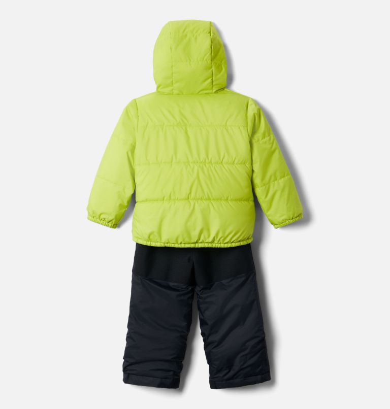 Toddler Double Flake Set, Color: Black, Bright Chartreuse, image 7