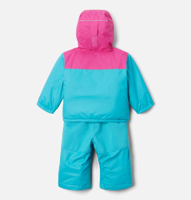 Infant Double Flake Snow Set, Color: Geyser, Pink Ice, image 2