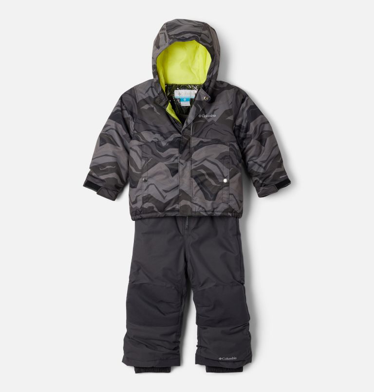 Toddler Buga Jacket & Bib Set, Color: Black Tectonic, image 1