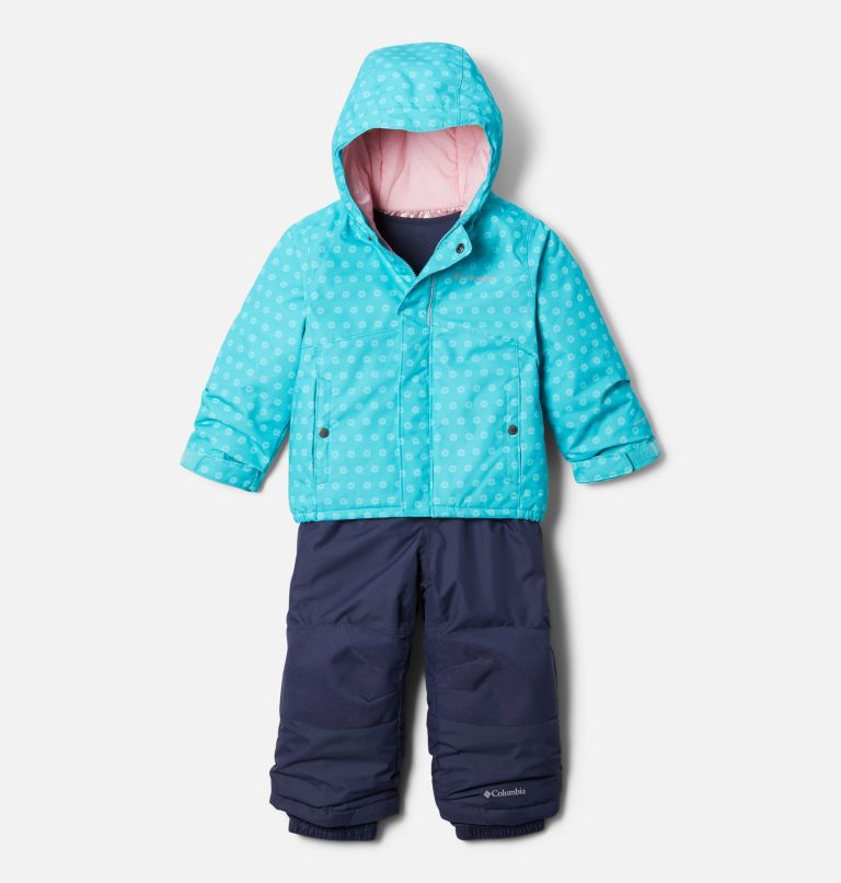 Thumbnail: Toddler Buga Jacket & Bib Set, Color: Geyser Snowdaze, image 1