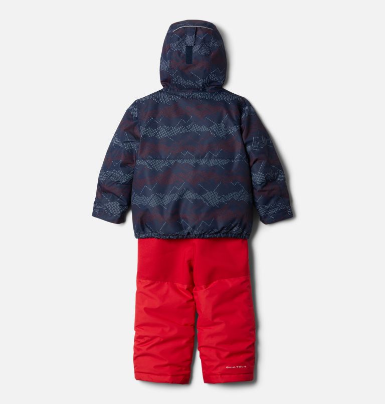 Ensemble Buga pour tout-petit, Color: Collegiate Navy Dotscape Print, Mtn Red, image 2