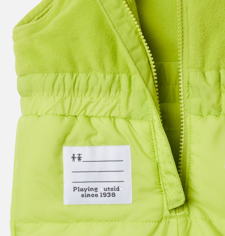 Ensemble de neige isolé chaud et imperméable Buga Warm pour bébé, Color: City Grey Dotscape Print, Brt Chartreuse, image 6