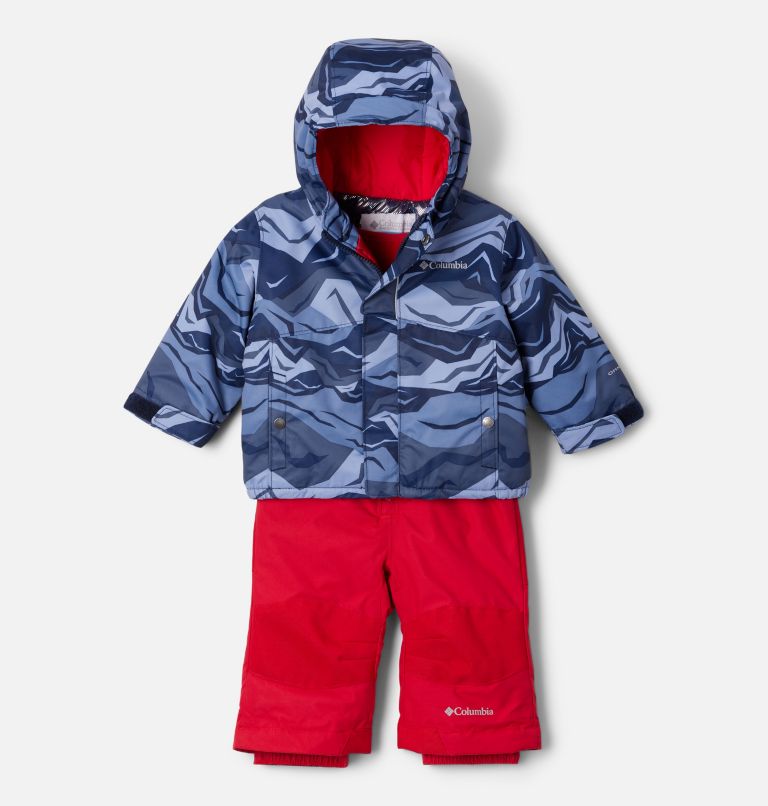 Ensemble de neige isolé chaud et imperméable Buga Warm pour bébé, Color: Collegiate Navy Tectonic, image 1
