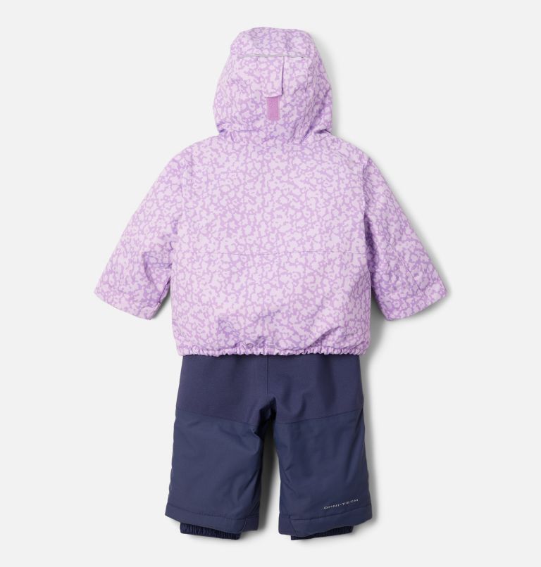 Thumbnail: Infant Buga Jacket & Bib Set, Color: Gumdrop Posies, image 2