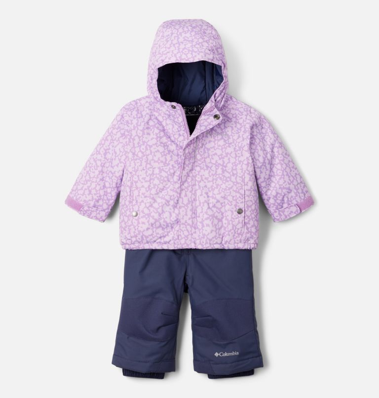 Thumbnail: Infant Buga Jacket & Bib Set, Color: Gumdrop Posies, image 1