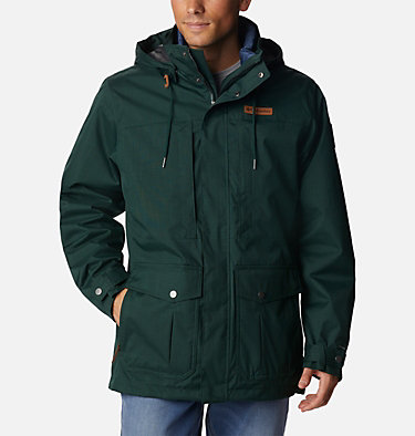 HILEELANG Mens Mountain 3 in 1 Waterproof Insulated Ski Snow Interchange Jacket Rain Coat 