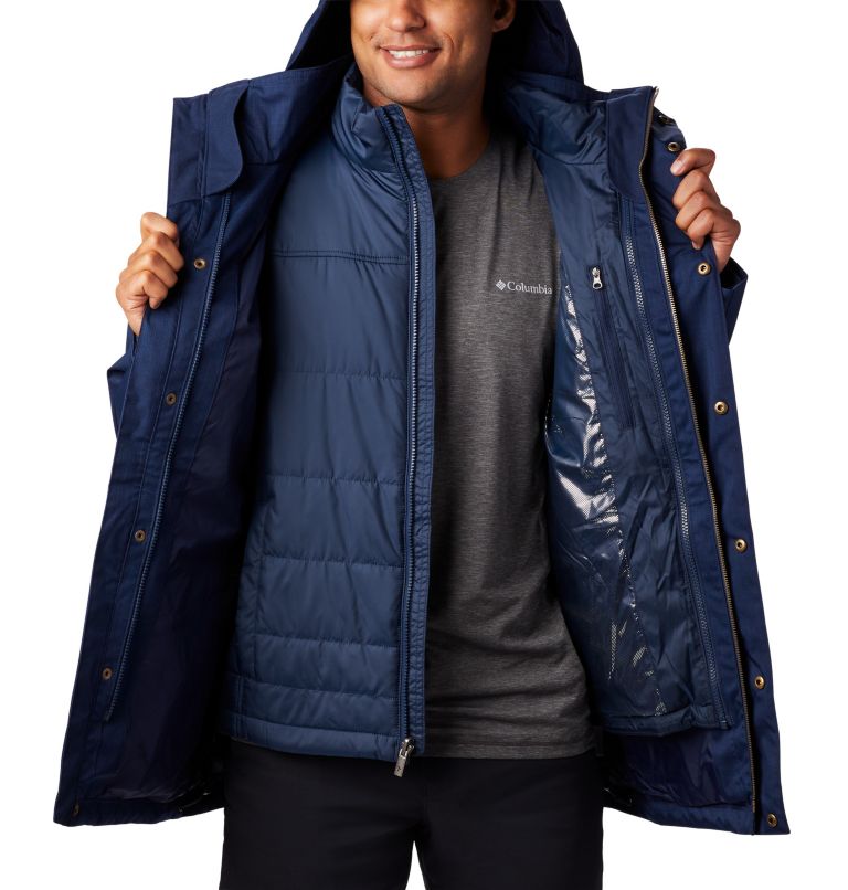 Navy columbia outlet jacket